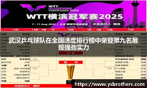 武汉乒乓球队在全国速度排行榜中荣登第九名展现强劲实力